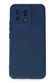 LitaeTrend Xiaomi Mi 13 Kılıf Nano içi Kadife Silikon - Lacivert thumbnail 1