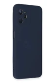 LitaeTrend Realme C35 Kılıf Nano içi Kadife Silikon - Lacivert thumbnail 2