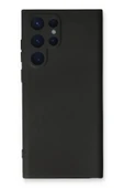 LitaeTrend Samsung Galaxy S22 Ultra Kılıf Nano içi Kadife Silikon - Siyah thumbnail 1
