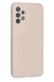 LitaeTrend Samsung Galaxy A72 Kılıf Nano içi Kadife Silikon - Pudra thumbnail 3