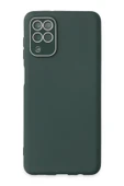 LitaeTrend Samsung Galaxy A22 Kılıf Lansman Glass Kapak - Koyu Yeşil thumbnail 1