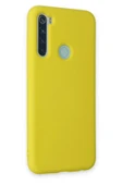 LitaeTrend Xiaomi Redmi Note 8 Kılıf Nano içi Kadife Silikon - Sarı thumbnail 2