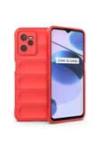 LitaeTrend Realme C35 Kılıf Optimum Silikon - Kırmızı thumbnail 1