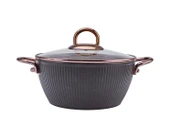 Emsan Line Siyah Rose 7 Parça Granit Tencere Seti thumbnail 3