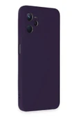 LitaeTrend Realme C35 Kılıf Nano içi Kadife Silikon - Mor thumbnail 2