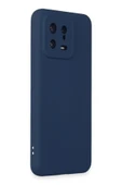LitaeTrend Xiaomi Mi 13 Kılıf Nano içi Kadife Silikon - Lacivert thumbnail 2