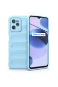 LitaeTrend Realme C35 Kılıf Optimum Silikon - Sky Blue thumbnail 1