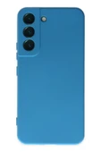 LitaeTrend Samsung Galaxy S22 Plus Kılıf Nano içi Kadife Silikon - Mavi thumbnail 1
