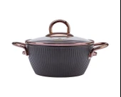 Emsan Line Siyah Rose 7 Parça Granit Tencere Seti thumbnail 6