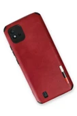 LitaeTrend Realme C11 2021 Kılıf Loop Deri Silikon - Kırmızı thumbnail 3