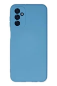 LitaeTrend Samsung Galaxy M23 Kılıf Nano içi Kadife Silikon - Mavi thumbnail 1