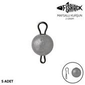 Mafsallı Kurşun - Hareketli İğne Kurşunu - Fishack - 2 Gram - 5'li Paket thumbnail 1