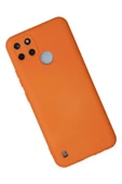 LitaeTrend Realme C25Y Kılıf Nano içi Kadife Silikon - Turuncu thumbnail 2