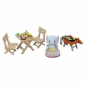 5640 Sylvanian Families Fil Kız ve Barbekü Piknik Seti  +3 yaş thumbnail 2