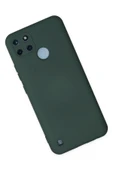 LitaeTrend Realme C25Y Kılıf Nano içi Kadife Silikon - Koyu Yeşil thumbnail 2