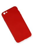 LitaeTrend iPhone 6 Plus Kılıf Nano içi Kadife Silikon - Kırmızı thumbnail 2