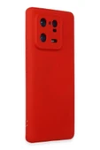 LitaeTrend Xiaomi Mi 13 Pro Kılıf Nano içi Kadife Silikon - Kırmızı thumbnail 2