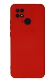 LitaeTrend Xiaomi Redmi 10C Kılıf Nano içi Kadife Silikon - Kırmızı thumbnail 1