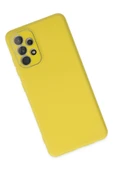 LitaeTrend Samsung Galaxy A53 5G Kılıf Lansman Glass Kapak - Sarı thumbnail 3