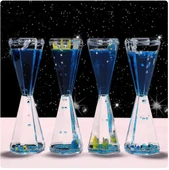 Uzay Temalı Dökülen Yağ Kum Saati thumbnail 4