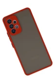 LitaeTrend Samsung Galaxy A73 5G Kılıf Montreal Silikon Kapak - Kırmızı thumbnail 2