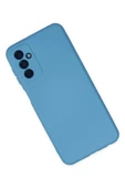 LitaeTrend Samsung Galaxy M23 Kılıf Nano içi Kadife Silikon - Mavi thumbnail 2