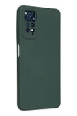 LitaeTrend Xiaomi Redmi Note 11 Pro Kılıf Nano içi Kadife Silikon - Koyu Yeşil thumbnail 3