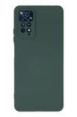 LitaeTrend Xiaomi Redmi Note 11 Pro Kılıf Nano içi Kadife Silikon - Koyu Yeşil thumbnail 1