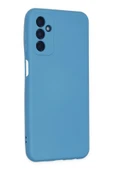 LitaeTrend Samsung Galaxy M23 Kılıf Nano içi Kadife Silikon - Mavi thumbnail 3