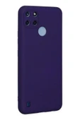 LitaeTrend Realme C25Y Kılıf Nano içi Kadife Silikon - Mor thumbnail 3