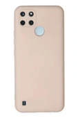 LitaeTrend Realme C25Y Kılıf Nano içi Kadife Silikon - Pudra thumbnail 1