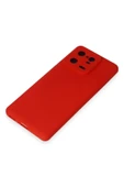 LitaeTrend Xiaomi Mi 13 Pro Kılıf Nano içi Kadife Silikon - Kırmızı thumbnail 4