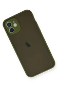 LitaeTrend iPhone 12 Mini Kılıf Montreal Silikon Kapak - Açık Yeşil thumbnail 3