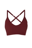 Bordo Light İnvisible V Kesim Dikişsiz Sütyen thumbnail 4