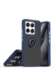 LitaeTrend Xiaomi Mi 15 Pro Kılıf Montreal Yüzüklü Silikon Kapak - Lacivert thumbnail 3