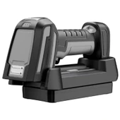 Perkon Tıger Rs56 2d 2.4ghz 300m + Bt+usb Kablosuz Ultra Dayanıklı Ip67 Endüstriyel Barkod Okuyucu + Cradle thumbnail 1