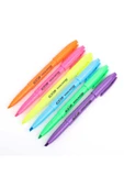 gxin Canlı Highlighter 6 Renk Fosforlu Kalem Seti Kalem Tipi thumbnail 2