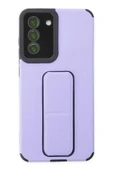 LitaeTrend Samsung Galaxy S21 FE Kılıf Mega Standlı Silikon - Lila thumbnail 1