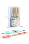 gxin Pastel Highlighter 6 Renk Fosforlu Kalem Seti Kalem Tipi thumbnail 8