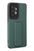 LitaeTrend Samsung Galaxy A33 5G Kılıf Mega Standlı Silikon - Yeşil thumbnail 2