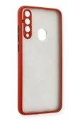 LitaeTrend Huawei Y6P Kılıf Montreal Silikon Kapak - Kırmızı thumbnail 2