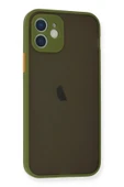 LitaeTrend iPhone 12 Mini Kılıf Montreal Silikon Kapak - Açık Yeşil thumbnail 2
