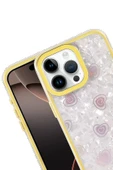 LitaeTrend Apple iPhone 15 Pro Max Lumi Desenli Kapak - Sarı thumbnail 2