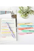 gxin Pastel Highlighter 6 Renk Fosforlu Kalem Seti Kalem Tipi thumbnail 6