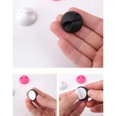 3B Trend 10 Adet Kablo Düzenleyici Duvar Fayans Cam Kablo Tutucu Yapışkanlı Klips Kablo Sabitleme thumbnail 3