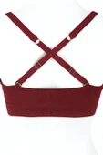 Bordo Light İnvisible V Kesim Dikişsiz Sütyen thumbnail 2