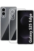 LitaeTrend Samsung Galaxy S25 Edge Kılıf Lüx Şeffaf Silikon thumbnail 2