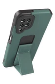 LitaeTrend Samsung Galaxy A22 Kılıf Mega Standlı Silikon - Yeşil thumbnail 3