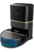 Philips ISLAK+KURU XU7100/01 HomeRun 7000 Serisi Aqua Çöp İstasyonlu Akıllı Robot Süpürge Siyah Gold ,5000PA thumbnail 1