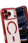 LitaeTrend Apple iPhone 17 Pro Max Kross Magneticsafe Kapak - Kırmızı thumbnail 3